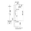 Душова система Paffoni Mini Birillo ZCOL589LIQCR з термостатом, фото 5