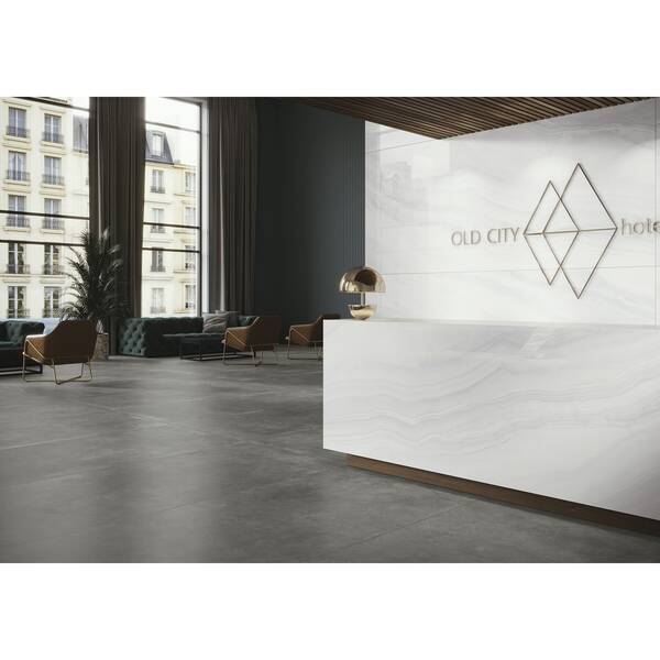 Керамограніт Cerrad Gres Modern Concrete Graphite Rect 79,7х159,7 см, фото 4