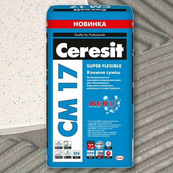Клей для плитки Ceresit СМ-17 Flex 25 кг, фото 1