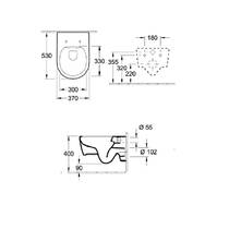 Унитаз подвесной Villeroy&Boch Arto 4657HR01 DirectFlush с сиденьем Soft Close, фото №2