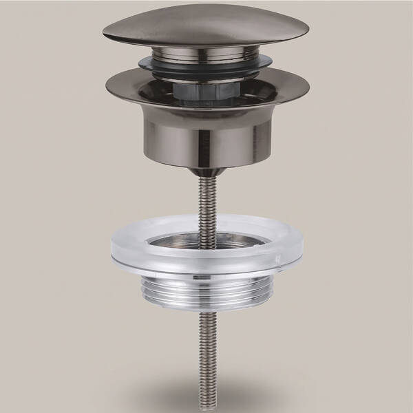 Донний клапан для раковини Grohe 65807AL0 click-clack графіт