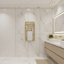 Полотенцесушитель водяной Mario Талия 1000х500/50 1000х500 мм золото, фото №1