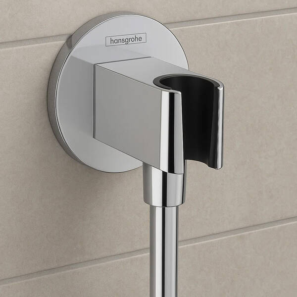 Шланговое подключение Hansgrohe FixFit S 26888000 с держателем для душа, фото 1