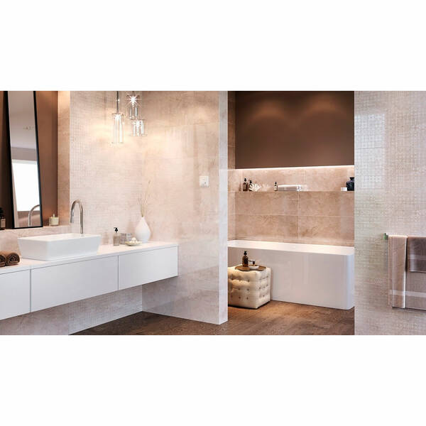 Декор Opoczno Grand Marfil Beige Inserto Glossy Rect 29x89 см, фото 3
