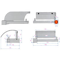 Тримач для туалетного паперу Decor Walther Corner CO TPH4 0561660 з кришкою, чорний матовий, фото №2
