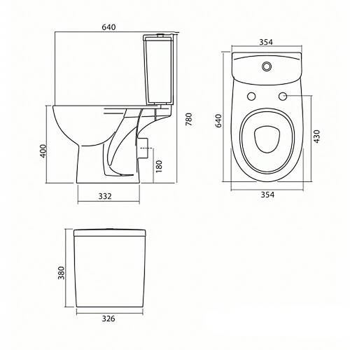 Унитаз-компакт Kolo Freja L79211 с сиденьем из дюропласта Soft close, фото 2