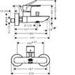 Смеситель для ванной Hansgrohe Rebris E 72450000, фото 2