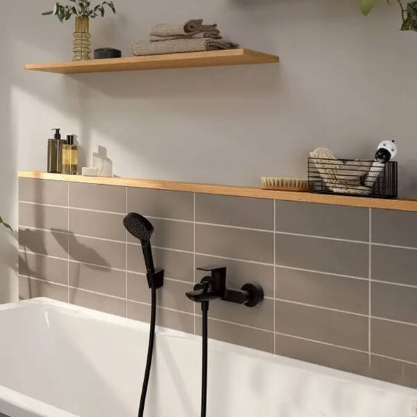 Смеситель для ванны Hansgrohe Rebris E 72450670 черный матовый, фото 4