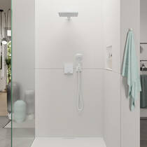 Шланговое подключение Hansgrohe Fixfit E 26889700 с держателем, белый матовый, фото №3