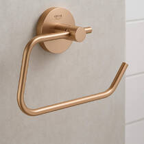 Тримач для туалетного паперу Grohe Essentials 40689DL1 теплий захід сонця (брашоване рожеве золото)