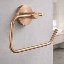 Держатель для туалетной бумаги Grohe Essentials 40689DL1 теплый закат (брашированное розовое золото), фото №5