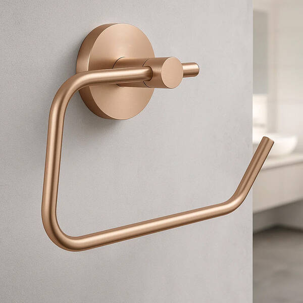 Тримач для туалетного паперу Grohe Essentials 40689DL1 теплий захід сонця (брашоване рожеве золото), фото 5