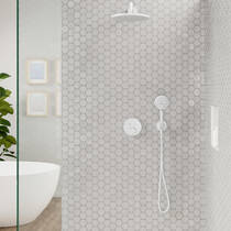 Шланговое подключение Hansgrohe Fixfit S 26888700 с держателем, белый матовый, фото №3