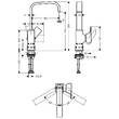 Смеситель для раковины Hansgrohe Metropol 32511140 бронза, фото 2