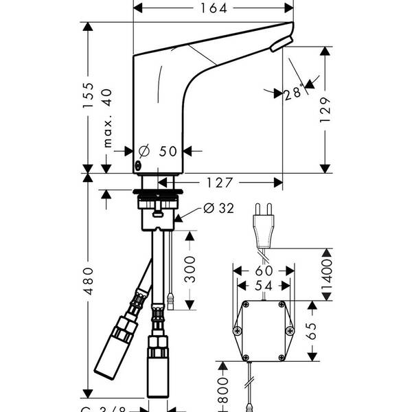 Смеситель для раковины Hansgrohe Focus 31173000, фото 2