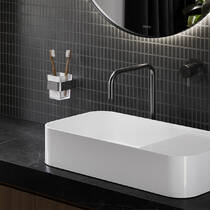 Склянка для зубних щіток Liberta FLOW white білий, фото №4