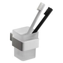 Склянка для зубних щіток Liberta FLOW white білий, фото №2