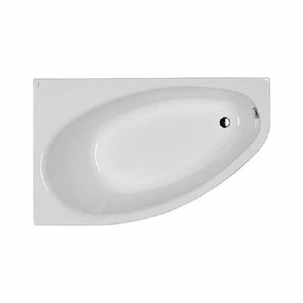 Ванна акрилова KOLO Elipso XWA0661000 асиметрична ліва 160x100 см з ніжками, фото 1