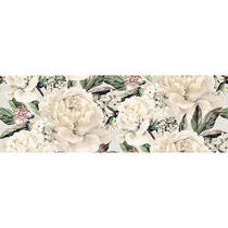 Плитка Cersanit Gracia White Flower Satin 20x60 см декор