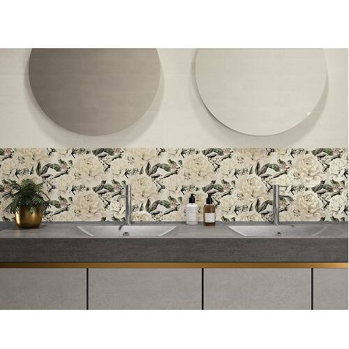 Плитка Cersanit Gracia White Flower Satin 20x60 см декор, фото 2