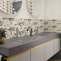 Плитка Cersanit Gracia White Flower Satin 20x60 см декор, фото №3