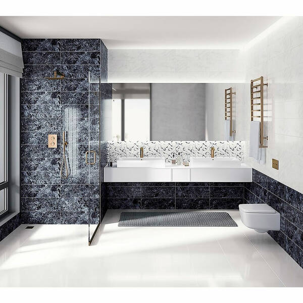 Плитка Cersanit Lenox Blue Glossy 20x60 см, фото 3