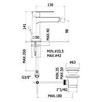 Змішувач для біде Paffoni Tango TA131KCR хром, фото №2