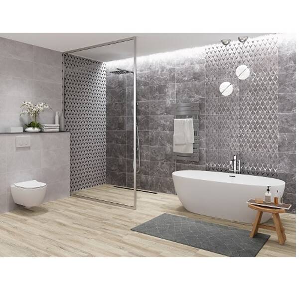 Плитка Opoczno Teneza Grey Glossy 29,7х60см, фото 2