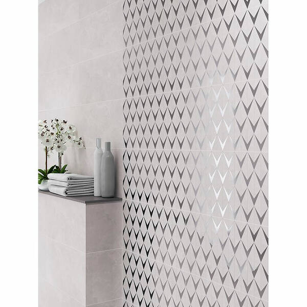 Плитка Opoczno Teneza Light Grey Glossy 29,7х60 см, фото 3