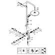 Душова система Grohe Tempesta Cosmopolitan 26672000 з термостатом хром, фото 5