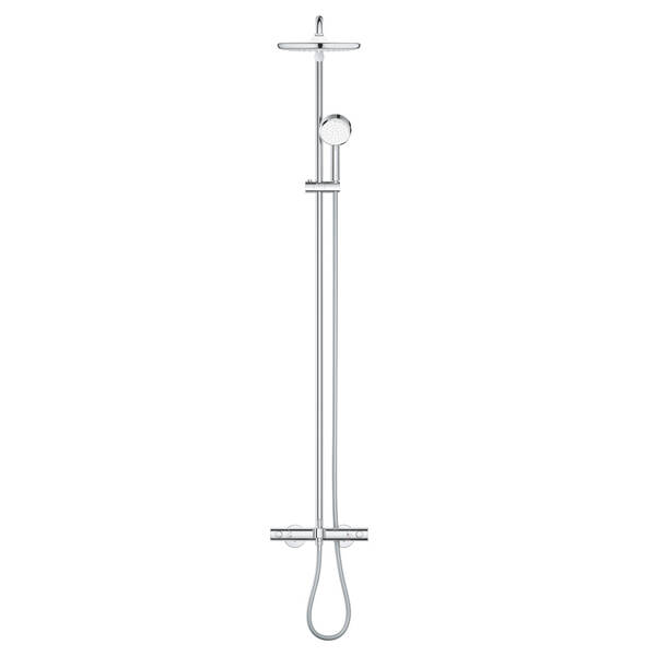 Душова система Grohe Tempesta Cosmopolitan 26672000 з термостатом хром, фото 2