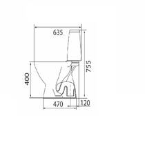 Унитаз-компакт KOLO Runa L89206200 с сиденьем с крышкой Duroplast, soft-close, фото №2