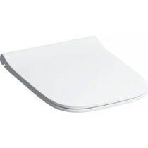 Кришка для унітаза Geberit Smyle Square 500.688.01.1 Soft Close білий, фото №1