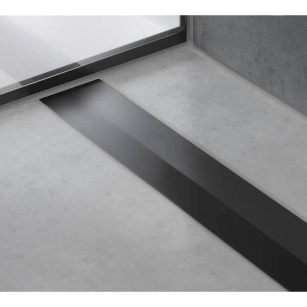 Решітка для душового каналу Hansgrohe RainDrain Flex 56043670 чорний матовий 700 мм, фото 4