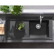 Мойка для кухни Hansgrohe S51 43314170 с сушилкой слева, черный графит, фото 5