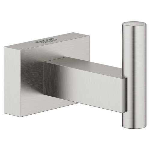 Гачок Grohe Essentials Cube 40511DC1 одинарний, суперсталь, фото 1