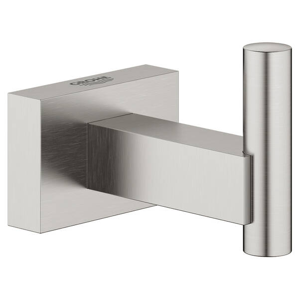 Гачок Grohe Essentials Cube 40511DC1 одинарний, суперсталь, фото 1
