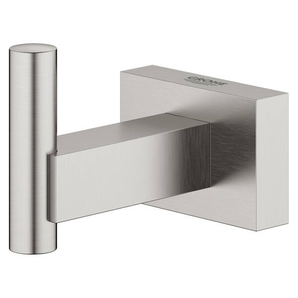 Гачок Grohe Essentials Cube 40511DC1 одинарний, суперсталь, фото 2