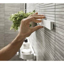 Штанга для душу Hansgrohe WallStoris 27904670 70 см, чорний матовий, фото №4