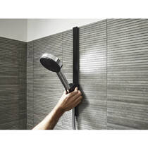Штанга для душу Hansgrohe WallStoris 27904670 70 см, чорний матовий, фото №3