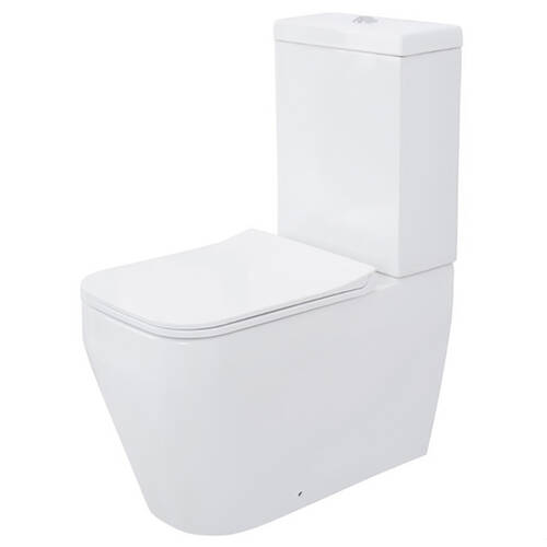 Унітаз-компакт Devit Optima 3110140 безобідковий  з кришкою Soft-Close, фото 2