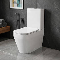 Унітаз-компакт Devit Optima 3110140 безобідковий  з кришкою Soft-Close, фото №1