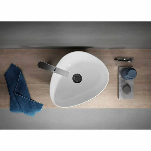 Раковина Cersanit Moduo CCWT1000696401 45х35 см  на стільницю асиметрична, фото 3
