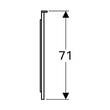 Зеркало Geberit Xeno2 500.204.00.1 с LED-подсветкой 1600х710 мм, фото 4