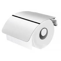 Тримач для туалетного паперу Am.Pm Inspire A50341400 з кришкою хром, фото №1