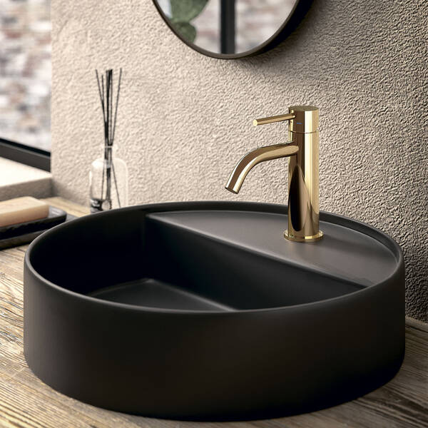 Змішувач для раковини Paffoni Light LIG071KHG медове золото, фото 4