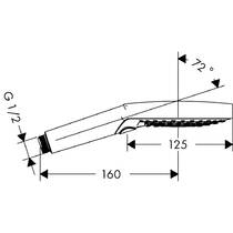 Ручний душ Hansgrohe Raindance Select S 120 3jet 26530700 білий матовий, фото №2