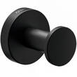 Гачок GENWEC Nimbus GW05 70 04 03 одинарний, чорний матовий, фото 1