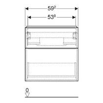 Тумба для раковины Geberit iCon 502.303.01.1 подвесная, белый глянец, фото №4