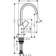 Змішувач для раковини Hansgrohe Vivenis 75032000 хром, фото 2